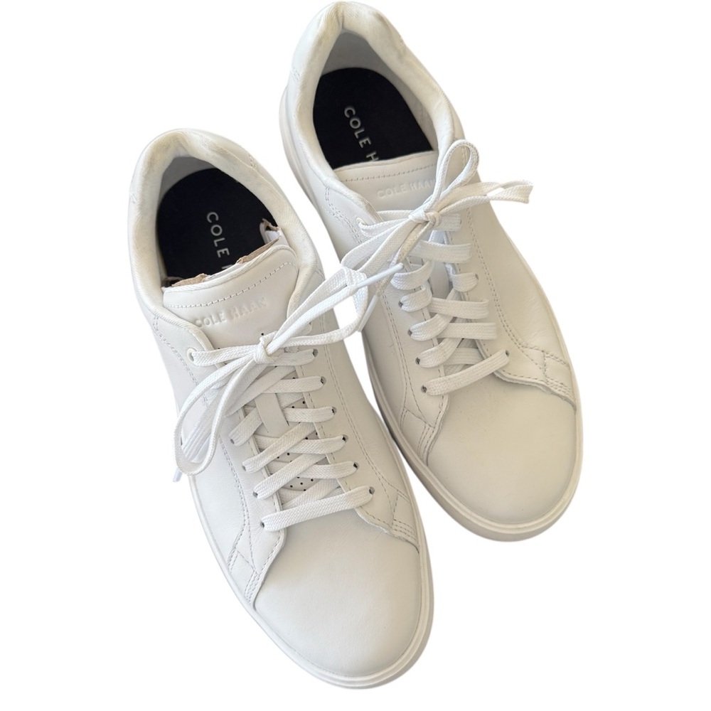Cole Haan Grand Crosscourt Daily Sneaker Optic White Leather C39987 Men’s 9.5